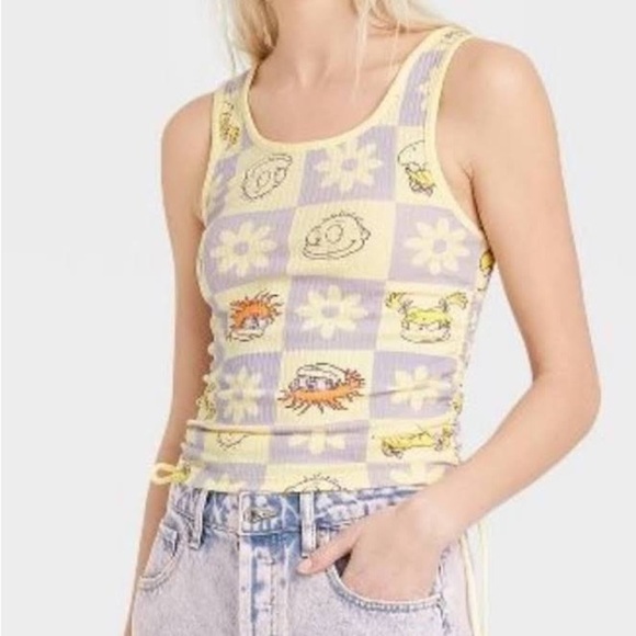 Nickelodeon Tops - Nickelodeon Rugrats Yellow Tank